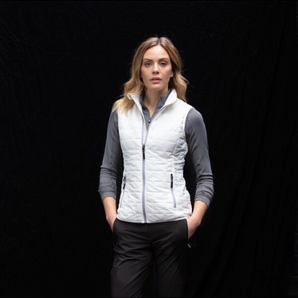 Cutter & Buck Rainier PrimaLoft Womens Eco Insulated Full Zip Puffer Vest Thumbnail