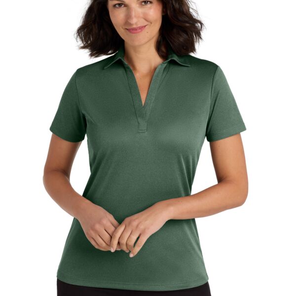 Women's Heathered Silk Touch Performance Polo Thumbnail